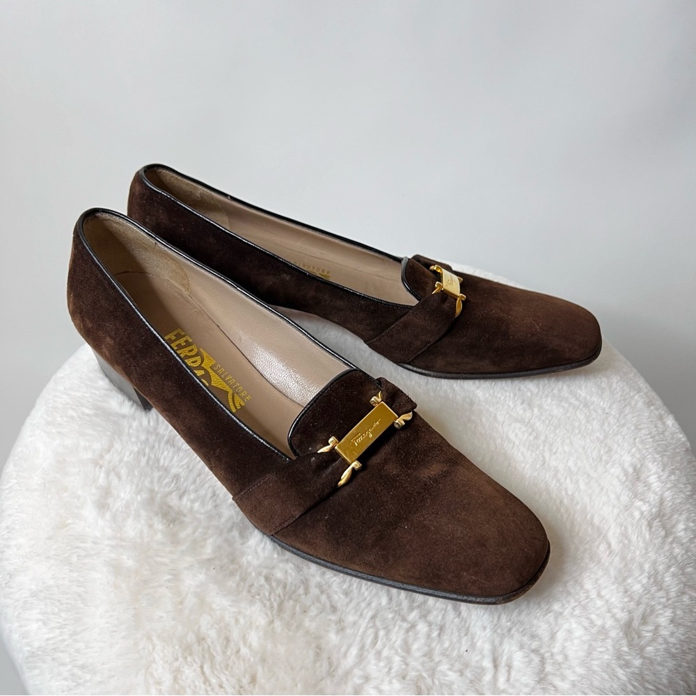 Salvatore Ferragamo Suede Shoes Size 8